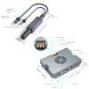 Starlink Mini PoE Splitter Kit, 350W Starlink Gen 3 PoE, 52V/6A DC, USB-A & Type-C, 9-36V Input, Enhanced GigE & ESD Protection for Starlink Mini/Standard (V4) Dishy, Smart Cooling | Rugged Metal Case view 3
