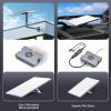 Starlink Mini PoE Splitter Kit, 350W Starlink Gen 3 PoE, 52V/6A DC, USB-A & Type-C, 9-36V Input, Enhanced GigE & ESD Protection for Starlink Mini/Standard (V4) Dishy, Smart Cooling | Rugged Metal Case view 4