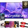 Samsung 55" Crystal UHD U8000F 4K Smart TV (2025) | CPS Exclusive 26 Month Protection, 2X HDMI Cables, Premiere Movies Streaming & Deco Gear Complete Home Theater Beginner's Guidebook view 1