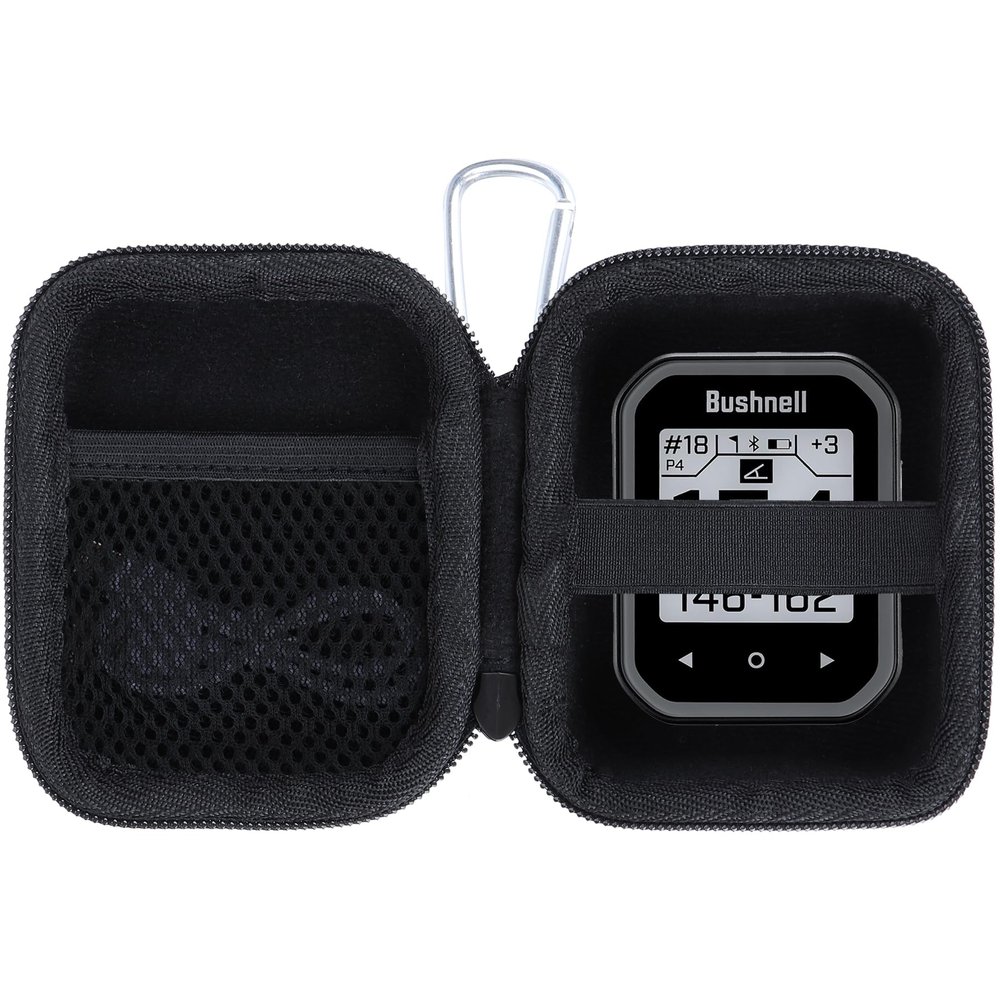 Lebakort Storage Case Compatible with Bushnell Golf Phantom 3 2 Slope/Izzo Swami KISS 2.0 Handheld Golf GPS Ragnefinder (Black Case)
