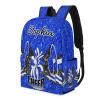 Ioracida Cheerleader Cheer Backpack Personalized with Name for Men Women Custom Shoulder Bag Laptop Bag, Large Capacity Casual Daypack, Blue Glitter view 3