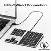 Kisnt Wired USB-C Number Pad & 34-Key Bluetooth Numpad view 3
