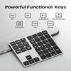 Kisnt Wired USB-C Number Pad & 34-Key Bluetooth Numpad view 4