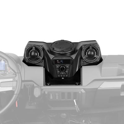 KEMIMOTO UTV 3-Speaker Audio Kit with 5.25" Woofer Compatible with Ranger 1000/1000 XP /1000 XP Crew 2018-2025 2026, Sound System with All-in-One Dash Unit FM Radio Accessories (Not Fit Northstar)