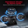 KEMIMOTO UTV 3-Speaker Audio Kit with 5.25" Woofer Compatible with Ranger 1000/1000 XP /1000 XP Crew 2018-2025 2026, Sound System with All-in-One Dash Unit FM Radio Accessories (Not Fit Northstar) view 4