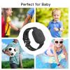 2-Pack Case for Tile by Life360 Mate (2024) / Tile Mate 2022,Waterproof Tile Mate Bracelet for Kids,GPS Tracker Anti-Lost Adjustable Tile Mate Strap for Toddler Child-Black+Blue view 3