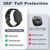 2-Pack Case for Tile by Life360 Mate (2024) / Tile Mate 2022,Waterproof Tile Mate Bracelet for Kids,GPS Tracker Anti-Lost Adjustable Tile Mate Strap for Toddler Child-Black+Blue view 4