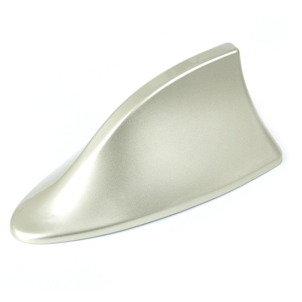 Car Roof Shark Fin Aerial Antenna for BMW E82 E46 E90 E92 M3 AM/FM Radio Replacement Signal High-Performance Vehicle Durable Waterproof Exterior Accessories, Gold Style