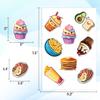 100pcs Food Stickers Cute Fast Food Vinyl Sticker Pack for Laptop, Water Bottle, Scrapbooking, Teens, Adults, Kids Waterproof Decals view 4