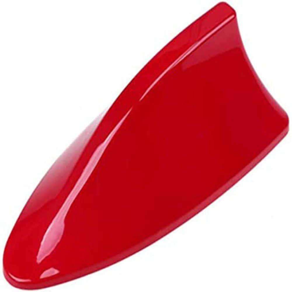 Car Roof Shark Fin Aerial Antenna for Toyota Tundra 2022 2023 2024 2025 AM/FM Radio Replacement Signal High-Performance Vehicle Durable Waterproof Exterior Accessories, Red Style