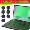 Keyboard Case for Samsung Galaxy Tab S10 FE / S10 Lite 10.9 Inches, S7/ S8/ S9/ S9 FE 11" Smart Backlit Case Keyboard with Pen Holder (Green) view 3