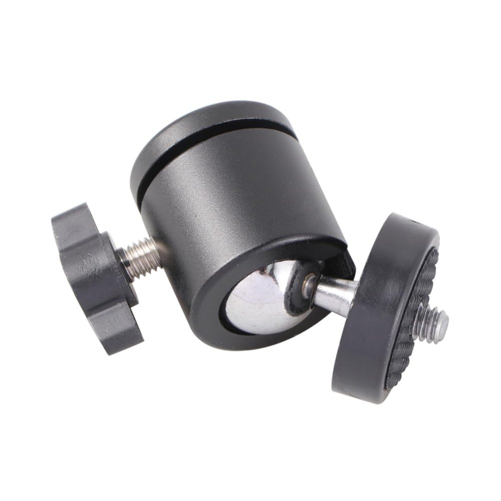 Vaguelly 2pcs Arca Swiss Style Ball Head Mini Tripod Threaded Rotating Swivel Compact Smooth Movement