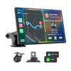 2026 Enhanced Carplay Screen for Car - 7" HD Portable Carplay & Android Auto with Bluetooth, HD Backup Camera, GPS Navigation, Siri, FM Radio, AUX, and Mirror Link  Compatible with All Vehicles view 1