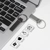 Custom USB Flash Drive, 100 Pack Personalized Pen Drive USB 2.0 Memory Stick Thumb Drive with Keychain, Ideal for Corporate Gifts, Business Events and Promotional Giveaways (128 MB,with Plastic Box) view 4
