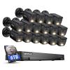 ANNKE 2MP Security Camera System, 32CH 3K Lite DVR Recorder with AI Motion Detection, 16x 1080P (19201080) Add-on Wired Black Cams with Smart Color Night Vision, IP67, 3.6mm Lens, 6TB Hard Drive view 1