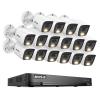 ANNKE 2MP Security Camera System, 32CH 3K Lite DVR Recorder with AI Motion Detection, 16x 1080P (19201080) Add-on Wired White Cams with Smart Color Night Vision, IP67, 3.6mm Lens, No Hard Drive view 1