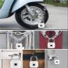 enttgo Fingerprint Padlock Locker Locks, Biometric Keyless, USB Smart Finger Print Pad Lock view 3