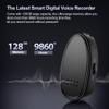 128GB (9860 Hours) Digital Voice Recorder with Noise Cancelling, Recording Device with HiFi Speaker for Meetings, Lectures, 1536kbps MP3 Playback Audio Recorder for Students/Interpreters Use, Black view 3