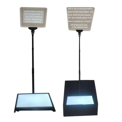 1x Pack 1 Unit Teleprompter Simar 22" inch Self -Reversing Monitor Display Screen Presidential Prompter for presentations and Speech on Stage,Meeting Conference and Podium