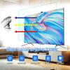 75 Inch Anti Radiation TV Film-TV Screen Protector, Anti Glare Anti Blue Light TV Filter Film, LCD, Led, 4k OLED and QLED HDTV,75inches(1645x930mm) view 3
