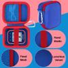 Lebakort Storage Case Compatible with Bushnell Golf Phantom 3 2 Slope/Swami KISS 2.0 Handheld Golf GPS Ragnefinder (Blue+Red Case) view 4