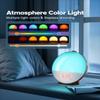 Dekala Sunrise Alarm Clock for Heavy Sleepers, Wood Grain Wake up Light Sunset Simulation, 7 Nature Sounds, Dual Alarms, Colorful Ambient Lamp, FM Radio, Snooze, Sleep Aid for Kids & Adults Bedroom view 4