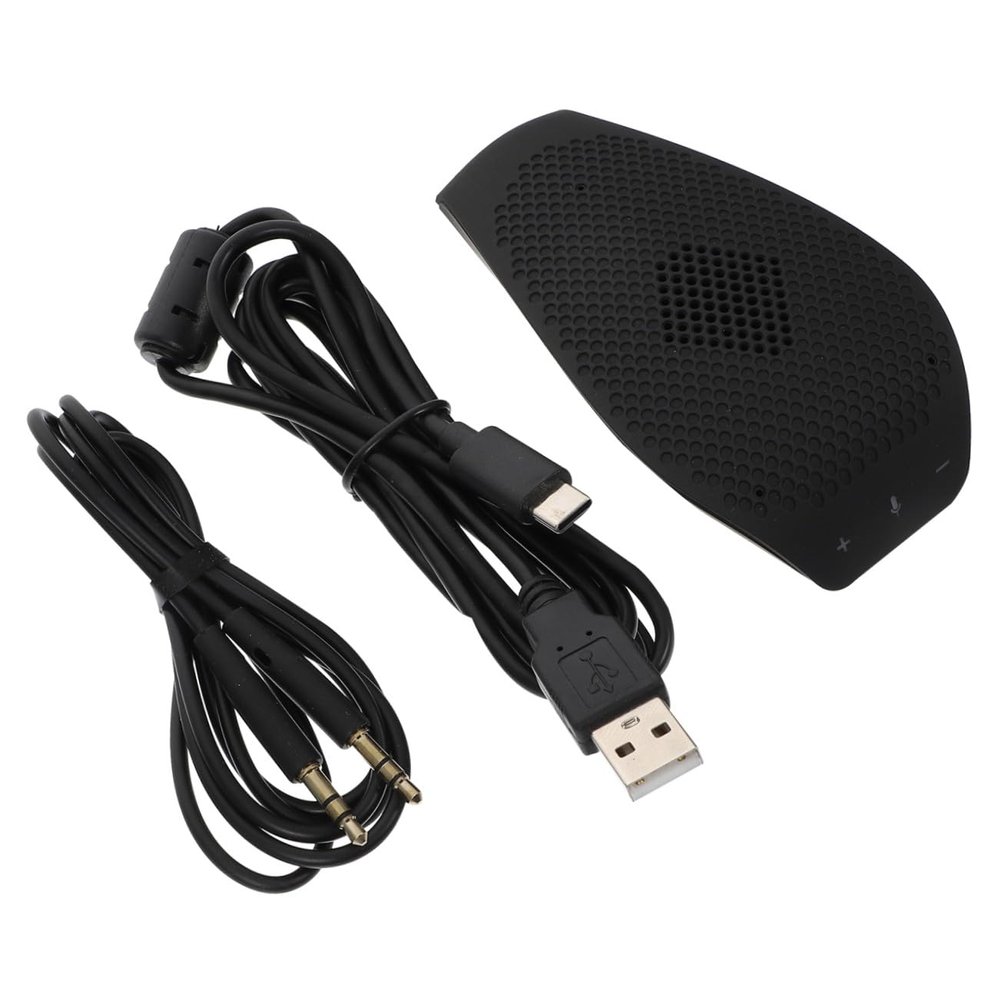 CAXUSD USB Microphone Omnidirectional Audio Pickup for Video Conferencing Live Streaming and Voice Chats Design for Meetings and Gaming
