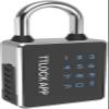 enttgo Fingerprint Lock, Smart Padlock,Electronic Smart Door Lock Biometric Fingerprint Padlock Portable Keyless Quick Unlock(Fingerprint No App) view 3