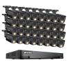 ANNKE 2MP Security Camera System, 32CH 3K Lite DVR Recorder with AI Motion Detection, 32x 1080P (19201080) Add-on Wired Black Cams with Smart Color Night Vision, IP67, 3.6mm Lens, No Hard Drive