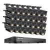 ANNKE 2MP Security Camera System, 32CH 3K Lite DVR Recorder with AI Motion Detection, 28x 1080P (19201080) Add-on Wired Black Cams with Smart Color Night Vision, IP67, 3.6mm Lens, No Hard Drive view 1