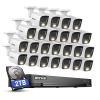 ANNKE 2MP Security Camera System, 32CH 3K Lite DVR Recorder with AI Motion Detection, 24x 1080P (19201080) Add-on Wired White Cams with Smart Color Night Vision, IP67, 3.6mm Lens, 2TB Hard Drive view 1