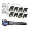 ANNKE 2MP Security Camera System, 32CH 3K Lite DVR Recorder with AI Motion Detection, 8X 1080P (19201080) Add-on Wired White Cams with Smart Color Night Vision, IP67, 3.6mm Lens, 6TB Hard Drive view 1