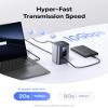 Baseus Laptop Docking Station, 11 in 1 Triple 4K Display HDMI/DP, 10Gbps USB A/C Fast Data, PD 100W, Ethernet, Audio, USB C Docking Station for Windows/Dell/HP/Lenovo/Asus/Acer/Mac (Include Charger) view 4