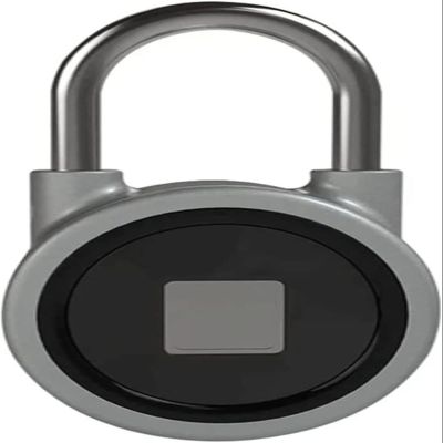 enttgo Bluetooth Fingerprint Padlock, Keyless APP Fingerprint Gym Lock for Locker, Smart Biometric Thumbprint Padlock Lock