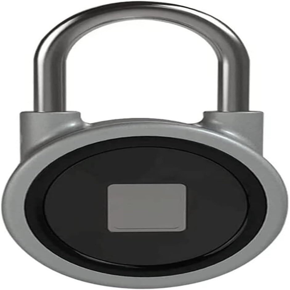 enttgo Bluetooth Fingerprint Padlock, Keyless APP Fingerprint Gym Lock for Locker, Smart Biometric Thumbprint Padlock Lock