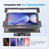 AboveTEK Anti-Theft Tablet Kiosk Stand Heavy-Duty 10.8 lbs Aluminum Security Mount, 360 Swivel & Lock, Fits Samsung Galaxy Tab S11/S10/S9/S8 Ultra (14.6") for Retail & Business (Black) view 2