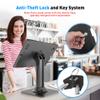 AboveTEK Anti-Theft Tablet Kiosk Stand Heavy-Duty 10.8 lbs Aluminum Security Mount, 360 Swivel & Lock, Fits Samsung Galaxy Tab S11/S10/S9/S8 Ultra (14.6") for Retail & Business (Black) view 3