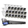 ANNKE 2MP Security Camera System, 32CH 3K Lite DVR Recorder with AI Motion Detection, 20x 1080P (19201080) Add-on Wired White Cams with Smart Color Night Vision, IP67, 3.6mm Lens, 3TB Hard Drive view 1