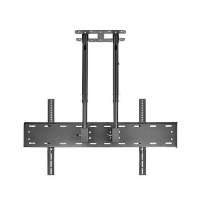 QICBYING Tilt TV Ceiling Mount Double Pole Height Adjustable TV Wall Bracket, Fits 60-100 Inch TV(3M)