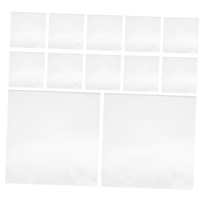 Cabilock 25Pcs Vinyl Record Sleeves Outer Covers Self-Adhesive Vinyl Record Protection Bags Plastic Record Sleeves for Standard Albums Clear Visibility Vinyl Record Storage