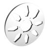 Qiilu High Compatibility 1/4 10.5 Inch Empty Tape Reel Professional 8 Holes Wind Metal Takeup Reel for Nab Recording High Performance Cord Reels (Silver) view 1