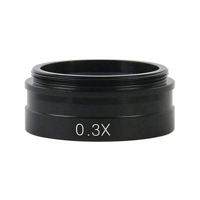 Lab Microscope Accessories 0.3X 0.35X 0.5X 0.75X 2X 1X Lens 42mm Mounting Thread Microscopio Camera Objective Lens(0.3X)
