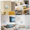 Happyyami Wall Mounted Speaker Holder for Transparent Stand Durable Design for Surround Saving for Bathroom Bedroom view 3