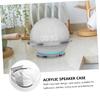 Happyyami Wall Mounted Speaker Holder for Transparent Stand Durable Design for Surround Saving for Bathroom Bedroom view 4