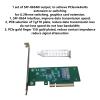 PCIe4.0 To SFF-8654 Expansion Card NVME Converters Card PCIe To SFF-8654 Hard Disk Adapter Card For PC view 2