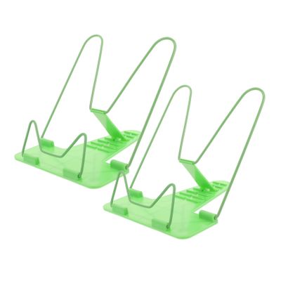 Happyyami 2pcs Book Reading Stand Book Holders Angle Adjustable Reading Bracket Multi-Purpose Bookshelf for Home Office