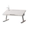 Altsuceser Laptop Bed Tray Table, Height Adjustable Bed Desk Portable Standing Table with USB Fan Lamp and Foldable Legs Suitable for Sofas, Sofa Chairs and Bedrooms White view 1