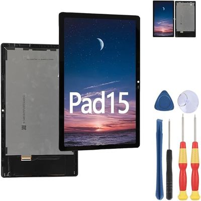 MinTroSD New Display Touch Screen for Blackview Pad 15 LCD Display Replace Parts with Tools.with Frame