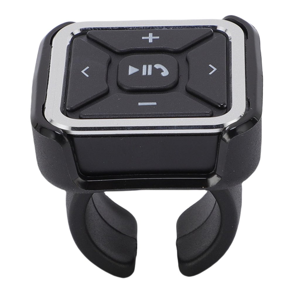 Bluetooth Media, Steering Wheel Remote Control for Selfie Music Headphones Control, Remote Selfie Control Car Bike Motorbike Boat Powersports