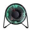Angoily Clock Fan Portable Metal Cooling Fan with Display Rotation for Home Office Study and Compatible with Computers and Laptops view 1